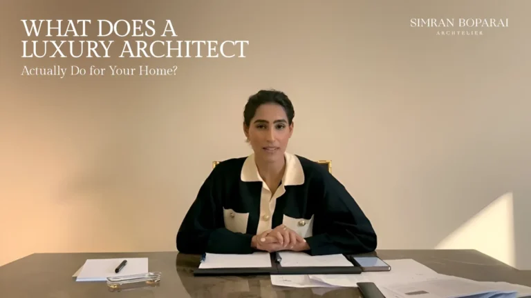 What does a luxury Architect