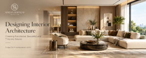Designing interior architecture for a luxury living room by Simran Boparai Archtelier